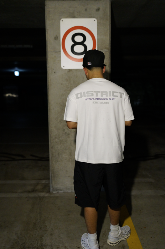 Spider 8 Tee - Cloud White