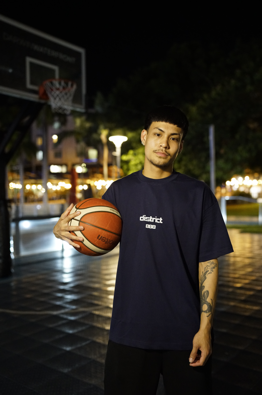 Shadow Series Box Tee - Midnight Navy