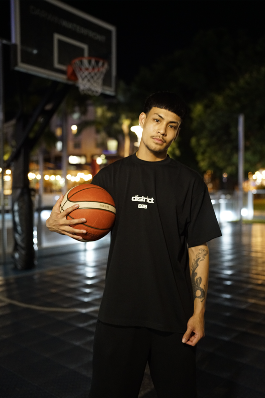 Shadow Series Box Tee - Shadow Black