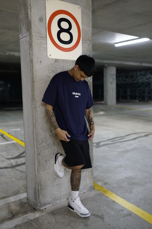 Shadow Series Box Tee - Midnight Navy